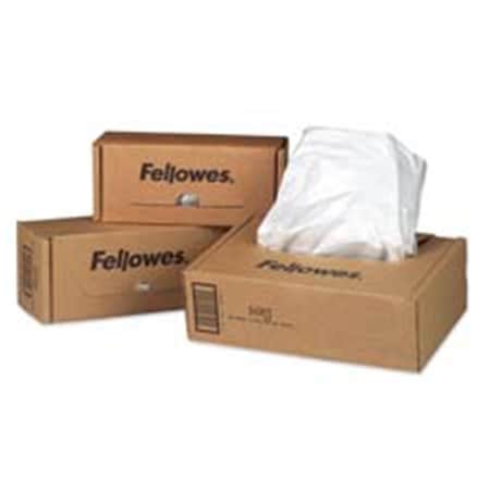 Fellowes 26-Gallon Bags- For 220-320 Models- 50-CT- Clear FE463267